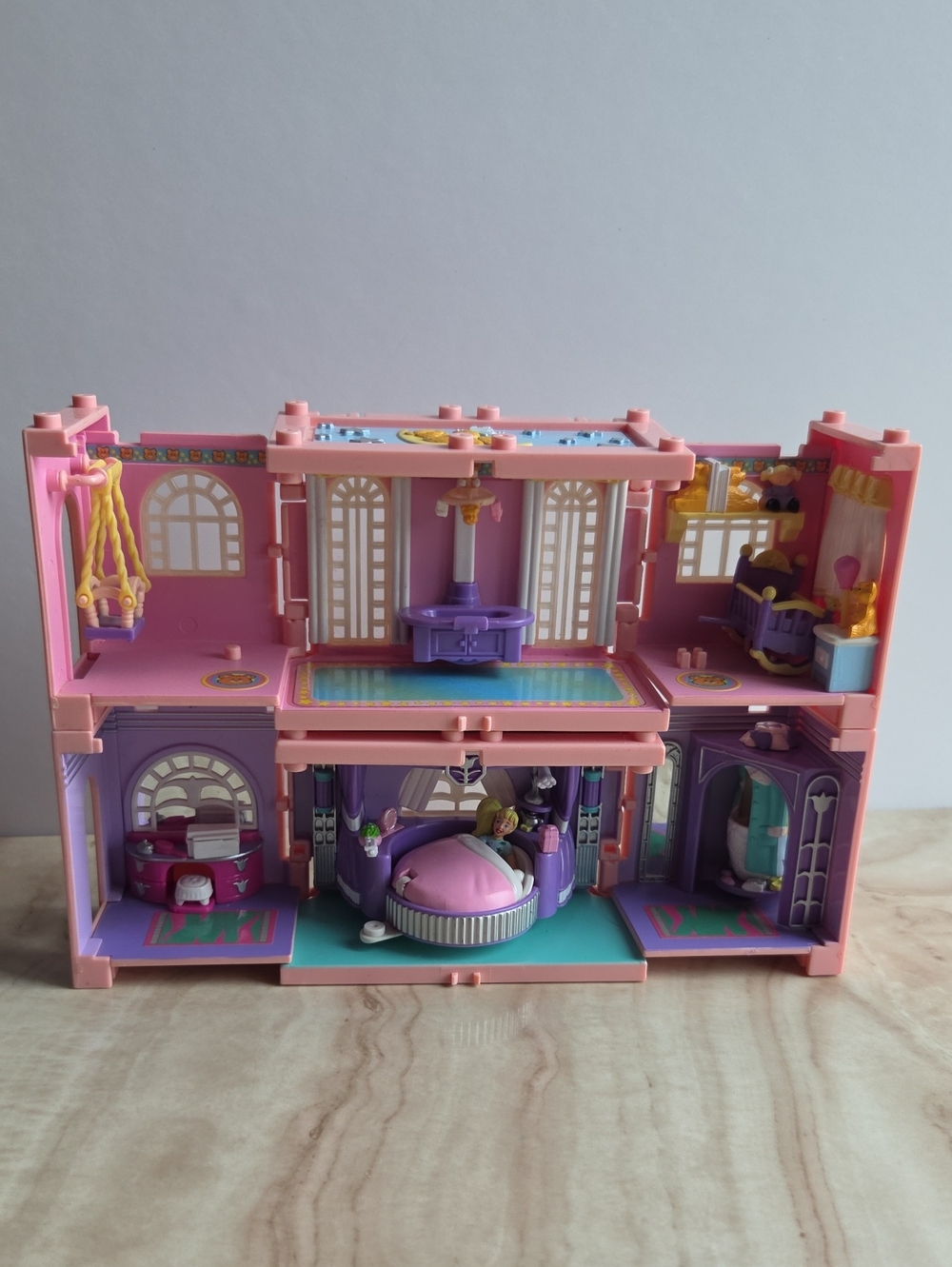 Polly Pocket 1999 Dream Builders Master Bedroom And Nursery Bluebird